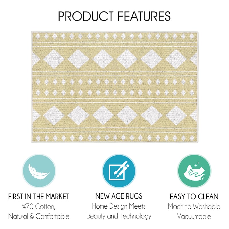 Under Sink Mat - Ultra-Absorbent Cotton Shelf Liners For Kitchen Cabinets - 2X3 feet