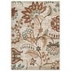 preview thumbnail 2 of 32, Beige Multi Floral Medallion Stylish and Durable Area Rug