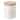 Yamazaki Home Ceramic Canister - Four Styles, Ceramic, Coffee, 15.25 oz., 450 ml - L 3.74 x W 3.74 x H  4.53 inches