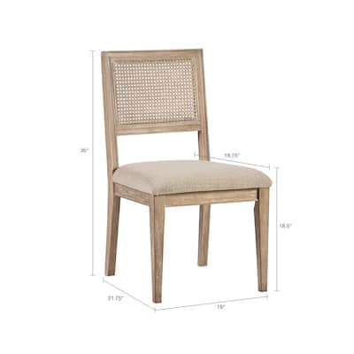 Set of 2 Armless Dining Chairs