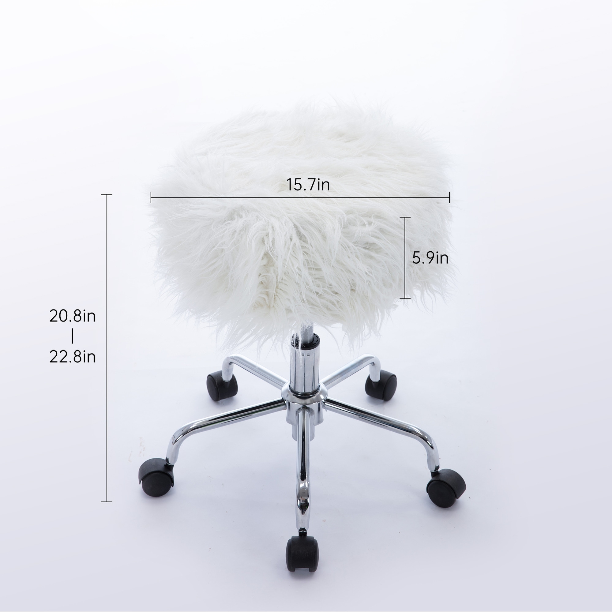 Faux Fur Wayfair White Accent Chair Genuine Sheepskin Fur Berkly