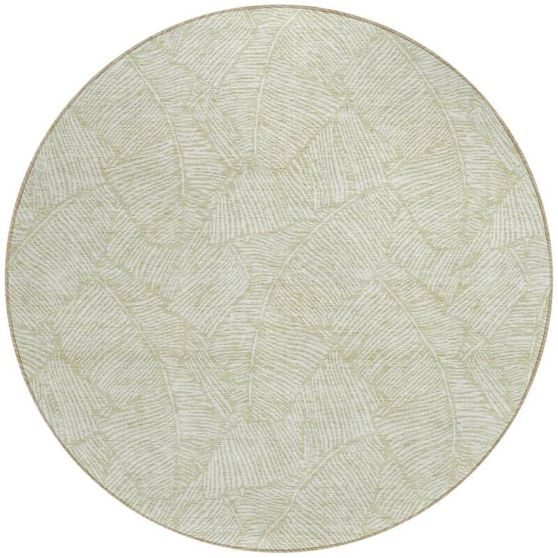 HomeRoots Floral Transitional Rectangle Outdoor Rug
