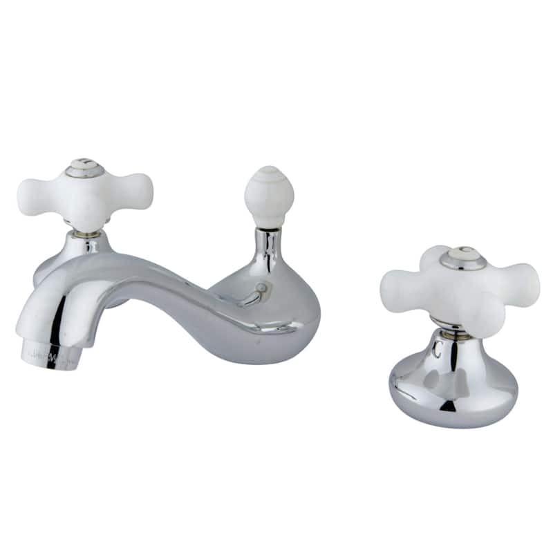 Kingston Brass Traditional 8 in. Widespread Bathroom Faucet - Polished Chrome