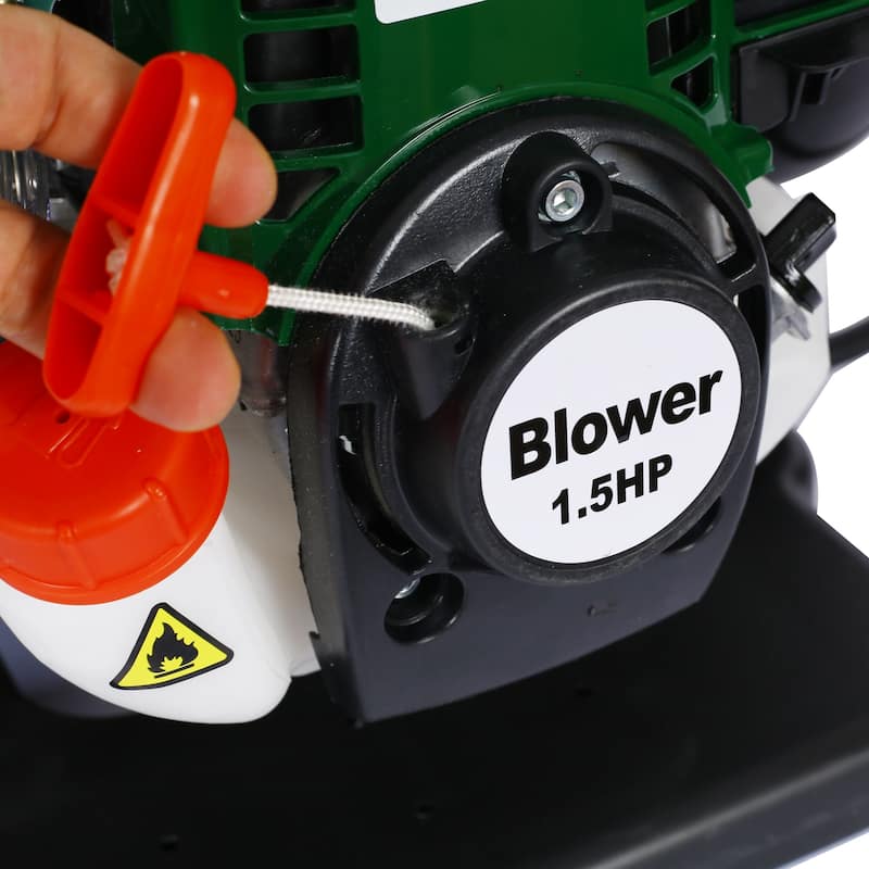 4-Stroke Backpack Leaf Blower, GAS 37.7cc,1.5HP 580CFM, Super light Weight 16.5lbs