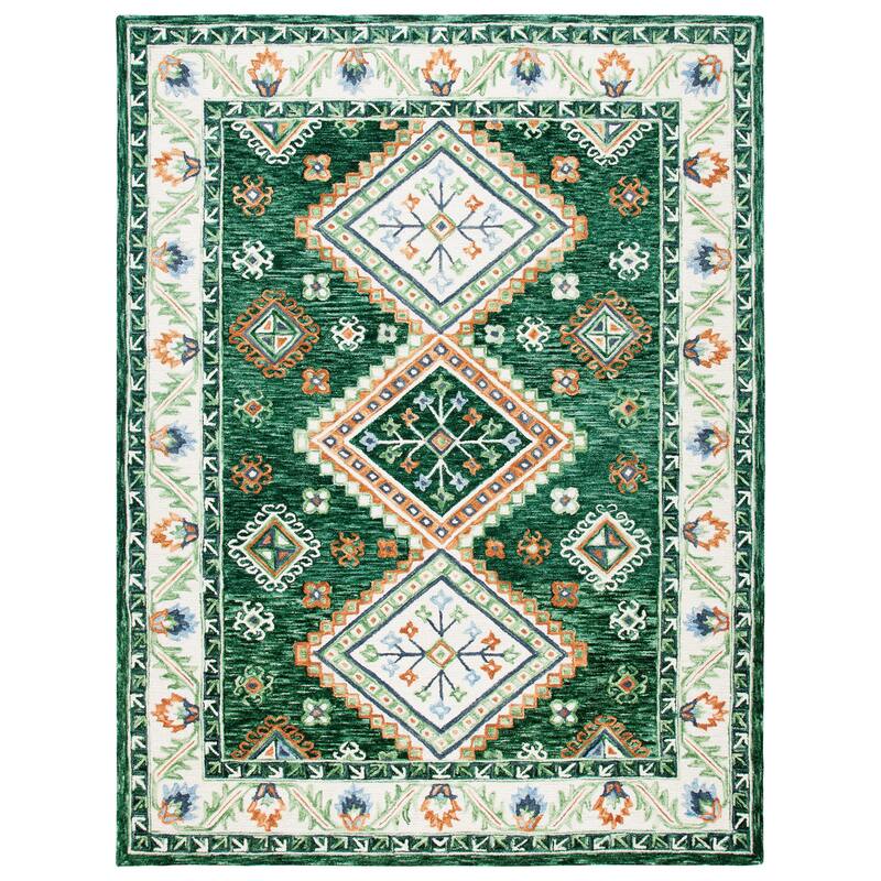 SAFAVIEH Handmade Aspen Olof Boho Tribal Wool Rug