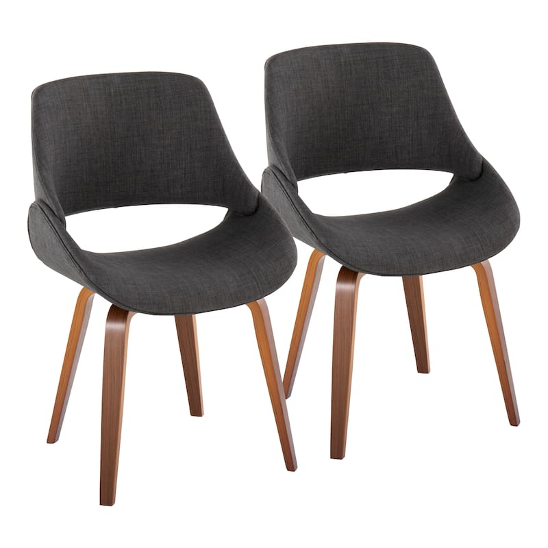 Carson Carrington Svellingen Mid-Century Modern Cross Frame Bent Wood Chair (Set of 2)