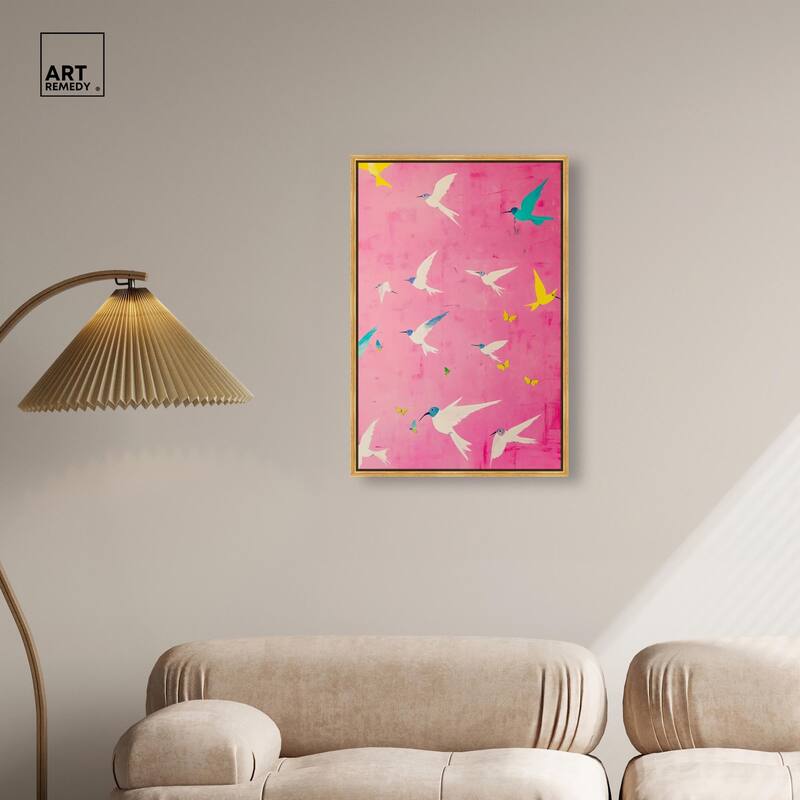 Soaring Sorbet Canvas by Art Remedy