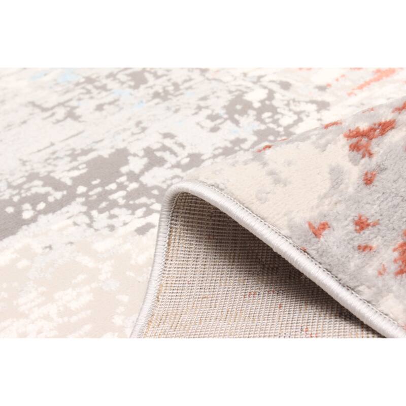 ECARPETGALLERY Machine Made Arlo Ivory Area Rug