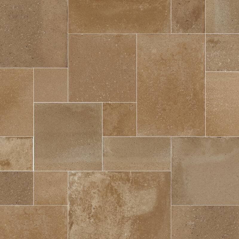 Merola Tile Adagio Rosso Modular 25-5/8" x 51-1/8" Porcelain Floor and Wall Tile