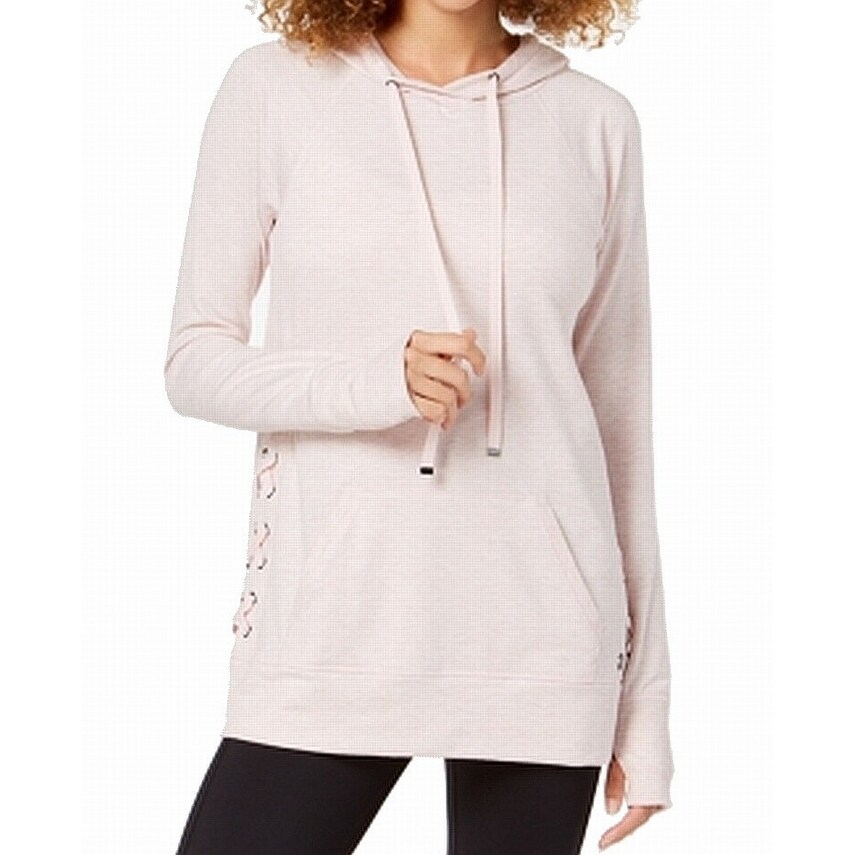 ideology lace up hoodie