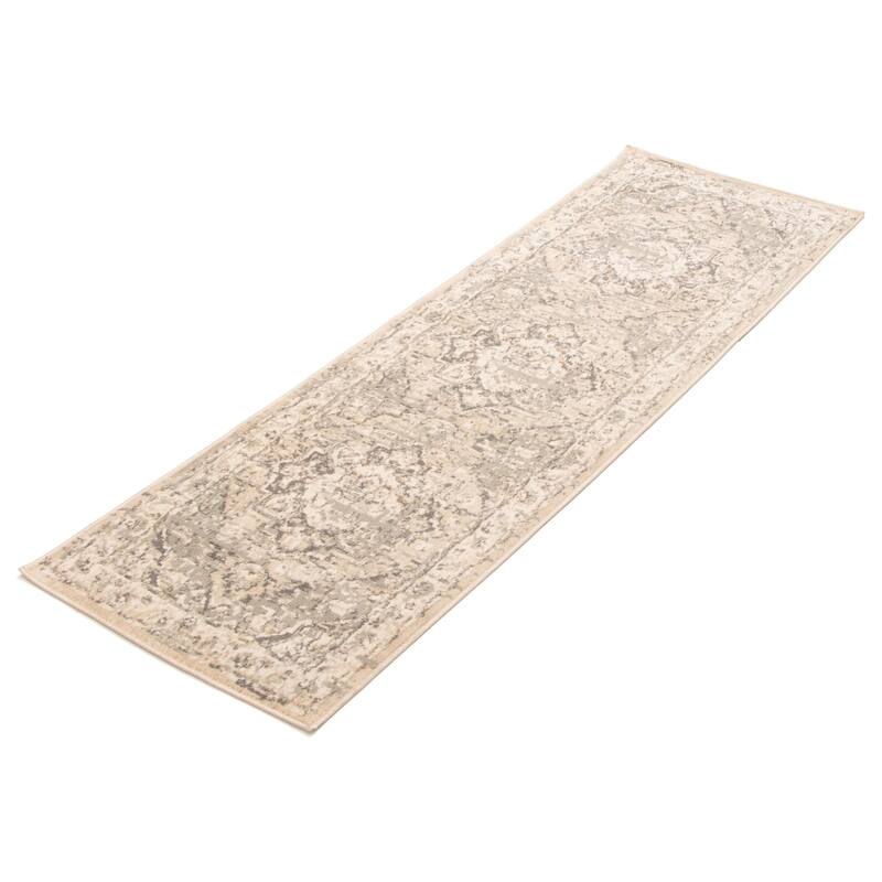 ECARPETGALLERY Machine Woven Priya Grey Area Rug