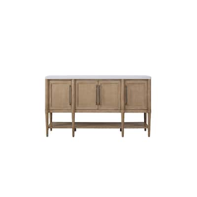 Cement Topped Server with Cane insets