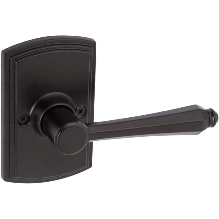Delaney Italian Collection Florini Series Dummy Door Lever - Black