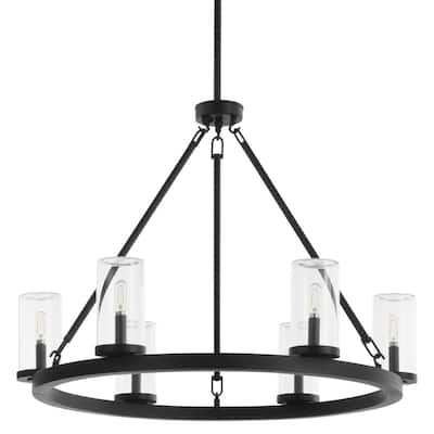 Quorum International 70-6 Gentry 6 Light 32" Wide Ring Chandelier