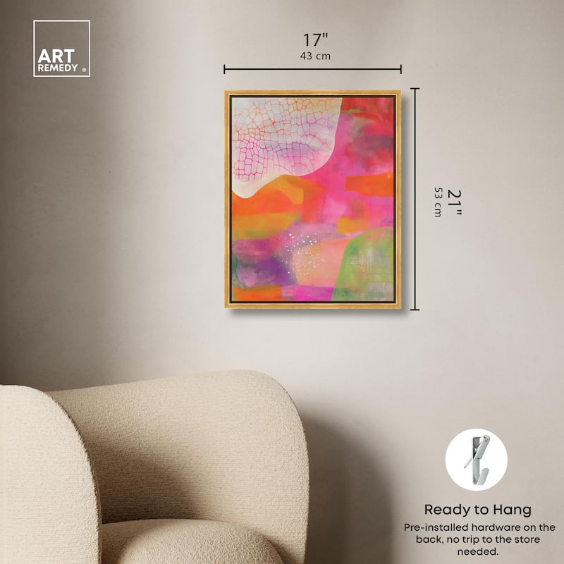 Garnet Gleam III Canvas by Art Remedy