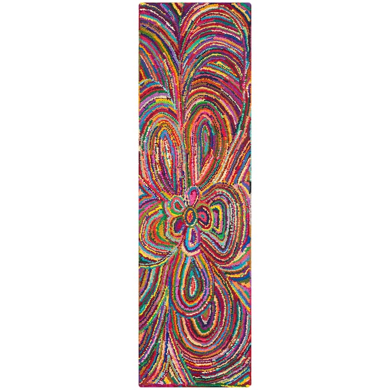 SAFAVIEH Handmade Nantucket Anastassia Contemporary Cotton Rug