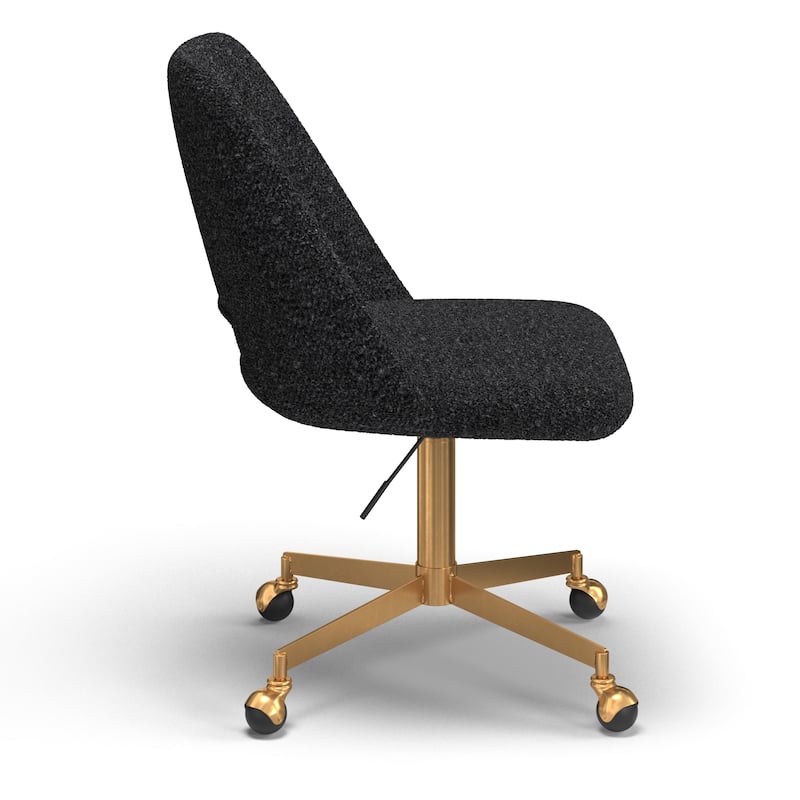 Shelby Boucle Rolling Chair