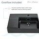 preview thumbnail 9 of 19, Swiss Madison St. Tropez Ceramic Wall Hung Sink with Right Side Faucet Mount - 24"x18"