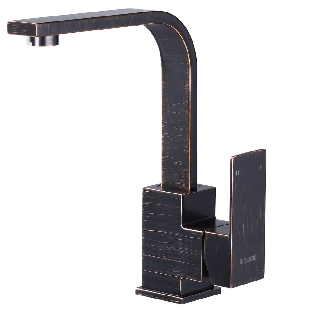 WOWOW Modern Single Hole Bar Sink Faucet