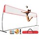 preview thumbnail 10 of 12, Zealfeel 12ft Portable Volleyball Net: Height Adjustable Training Set with Carry Bag for Outdoors 20ft