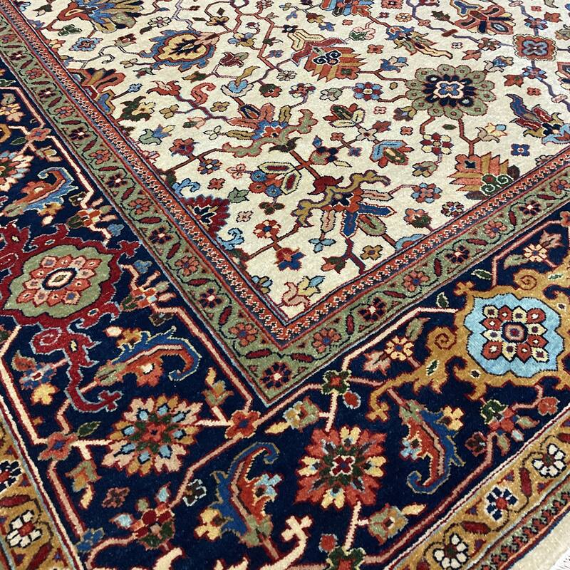HERAT ORIENTAL Hand-knotted Indo 9' x 12' Serapi Wool Rug - 9' x 12'