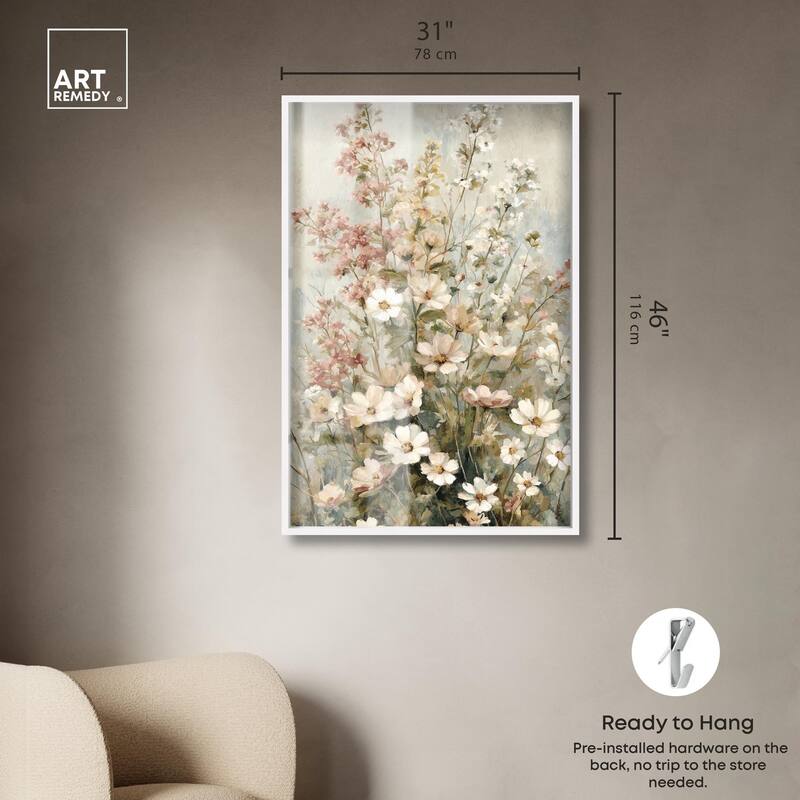 Heirloom Blossoms I Shadowbox by Art Remedy