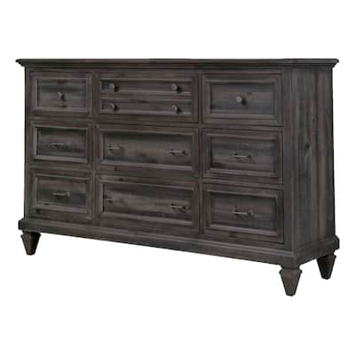 Magnussen Home Calistoga Weathered Charcoal Drawer Dresser