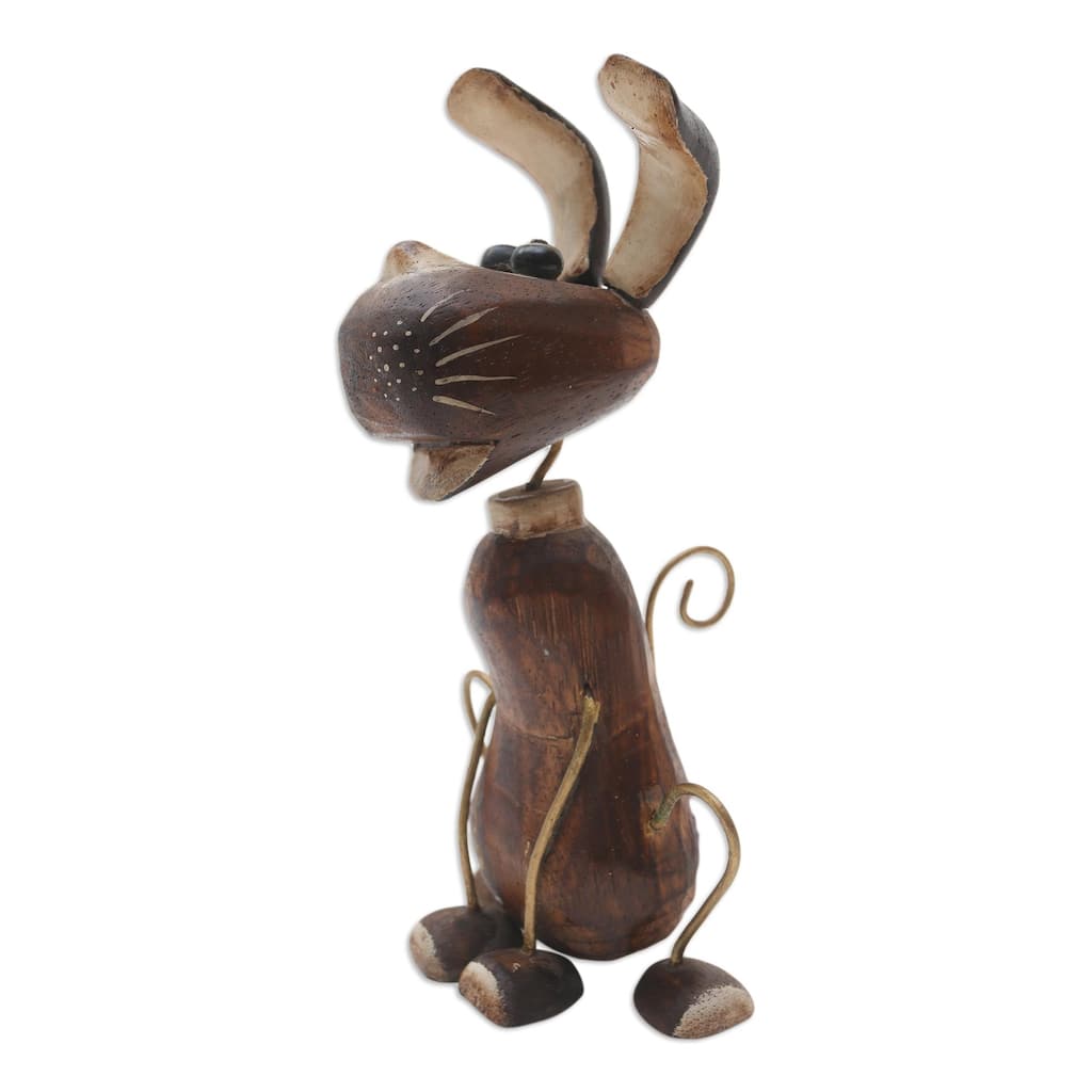 Novica Handmade My Best Friend Wood Statuette