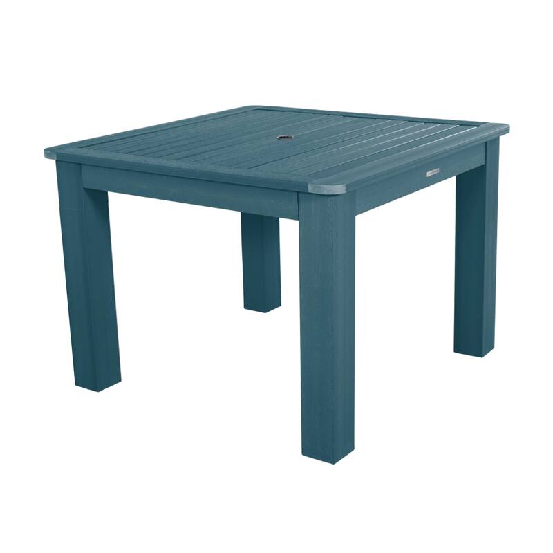 HIGHWOOD Square Outdoor Dining Height Table 42x42 - Nantucket Blue