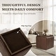 preview thumbnail 60 of 66, HomePop Storage Ottoman with Tray Top