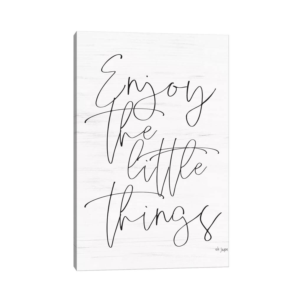 iCanvas "Enjoy The Little Things " by Jaxn Blvd. Canvas Print