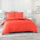 preview thumbnail 65 of 175, Nestl Ultra Soft Double Brushed Microfiber Duvet Cover Set with Button Closure