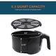 Elite Gourmet 5.3 Qt. Digital Air Fryer Black