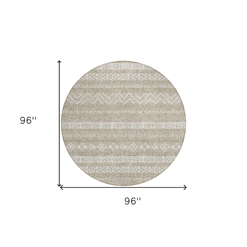 HomeRoots Southwestern Transitional Rectangle Outdoor Rug