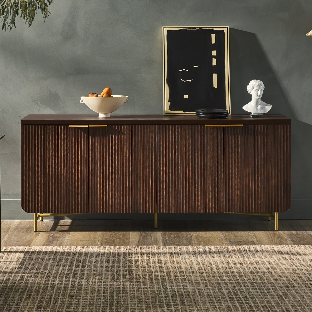Light brown buffet hotsell table