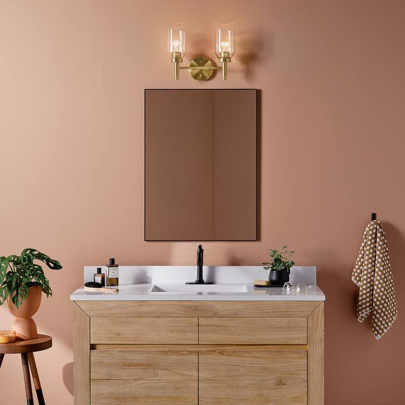 Kichler Lighting Madden Bathroom Vanity Light with Clear Glass
