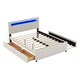 preview thumbnail 38 of 38, Queen Size Upholstered Storage Platform Bed with Twin Size Trundle