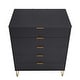 preview thumbnail 39 of 68, Manhattan Comfort Dumbo Modern 5-Drawer Tall Dresser.