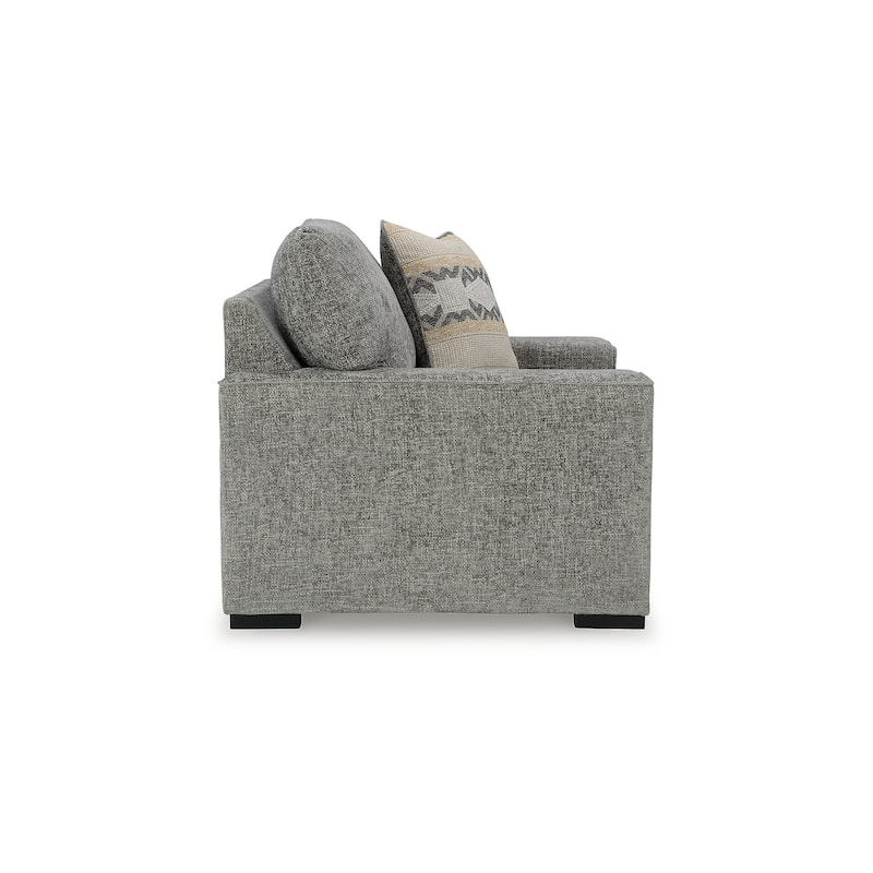 Signature Design by Ashley Dunmor Gray Oversized Chair - 51"W x 45"D x 42"H