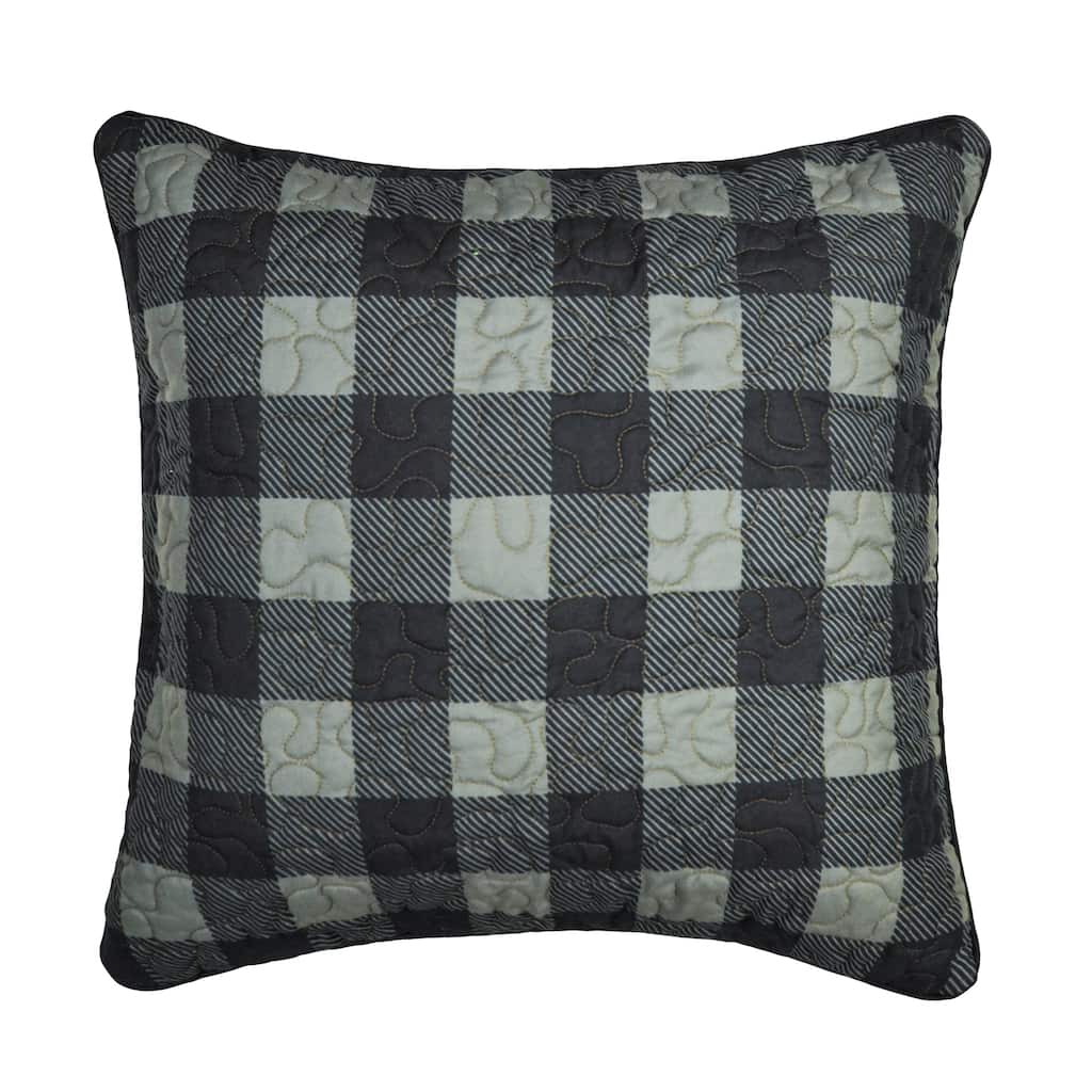 Donna Sharp Bear Walk Plaid UCC Check Decorative Pillow