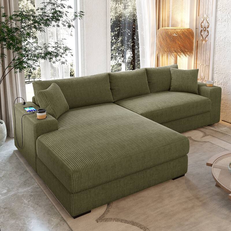 Christopher Knight Home - Trillium Fabric Sectional Sofa