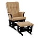 preview thumbnail 1 of 8, Dream On Me Windsor Glider and Matching Ottoman