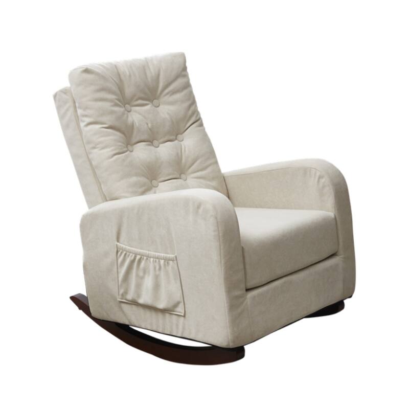 Living Room High Back TV Armchair Rocker, Lazy Recliner, Leisure Sofa