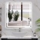 preview thumbnail 40 of 52, LED Bathroom Vanity Mirror Wall Mounted with Double Light Strip, 3-Color Dimmable, Anti-Fog, HD Tempered Glass, UL-Listed, ETL