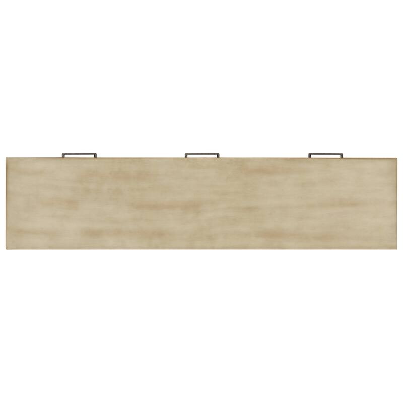 Roomfitters 59.1" Farmhouse Entryway Table with 3 Drawers, Slim Console Sofa Table with Open Shelf for Hallway