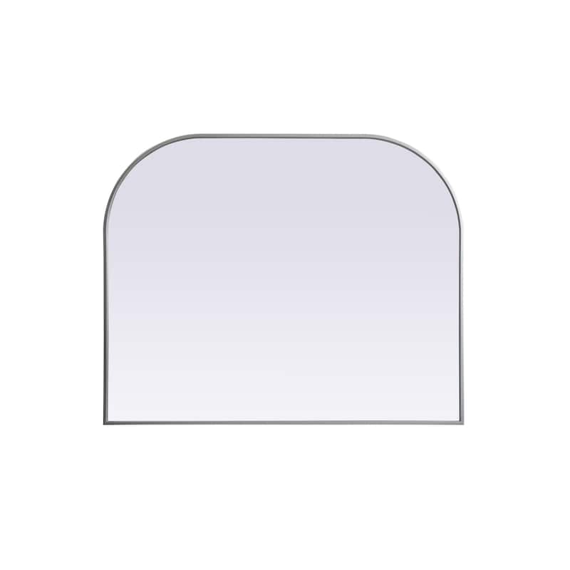 Elegant Lighting MR1B4234 Blaire 42" W x 34" H Modern Arched Bathroom - Silver