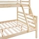 preview thumbnail 11 of 41, Twin Over Full Bunk Bed,Solid Wood Frame,High Guardrail,Safe for Kids