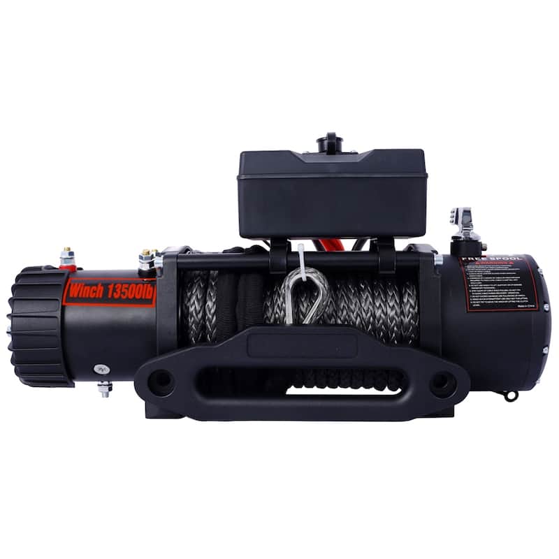 13500 lb Electric Winch with Wireless Remote and 12V DC Power