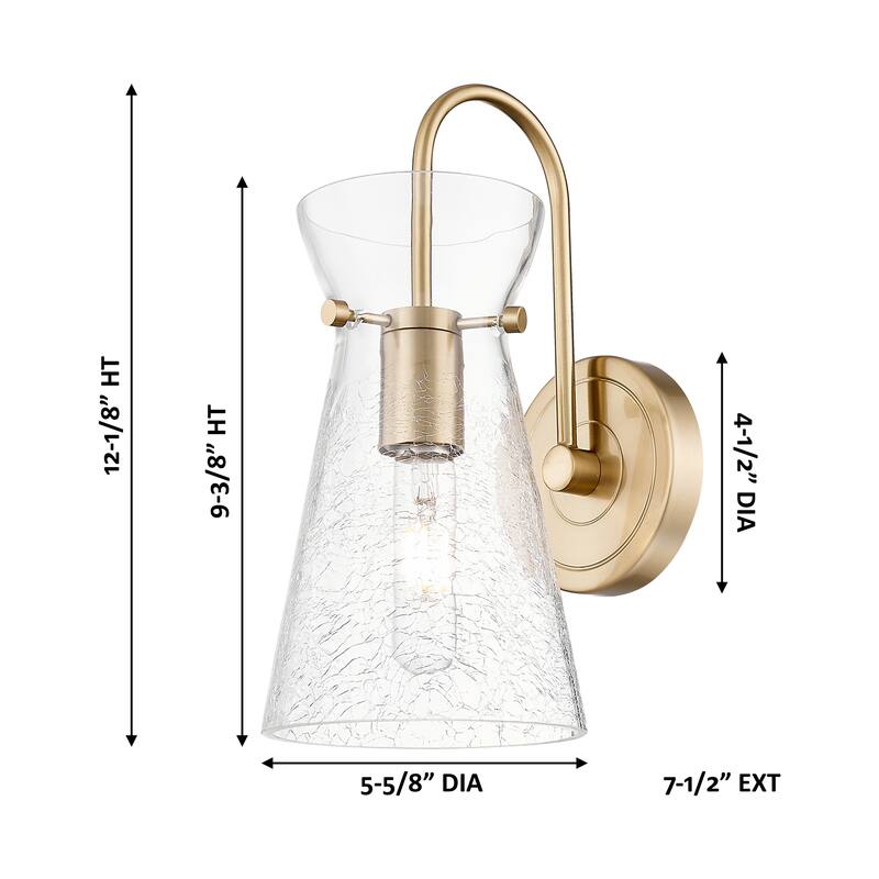 Innovations Lighting Nicole - 1 Light 6" Sconce - Clear Shade