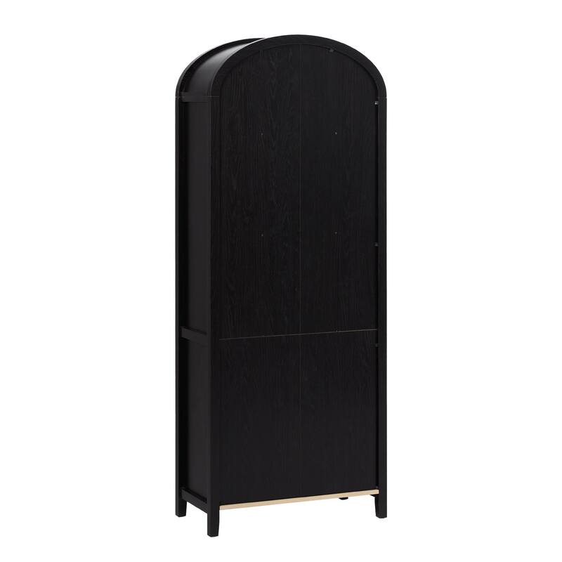 Middlebrook Designs 5 Shelf Open Arched Bookshelf